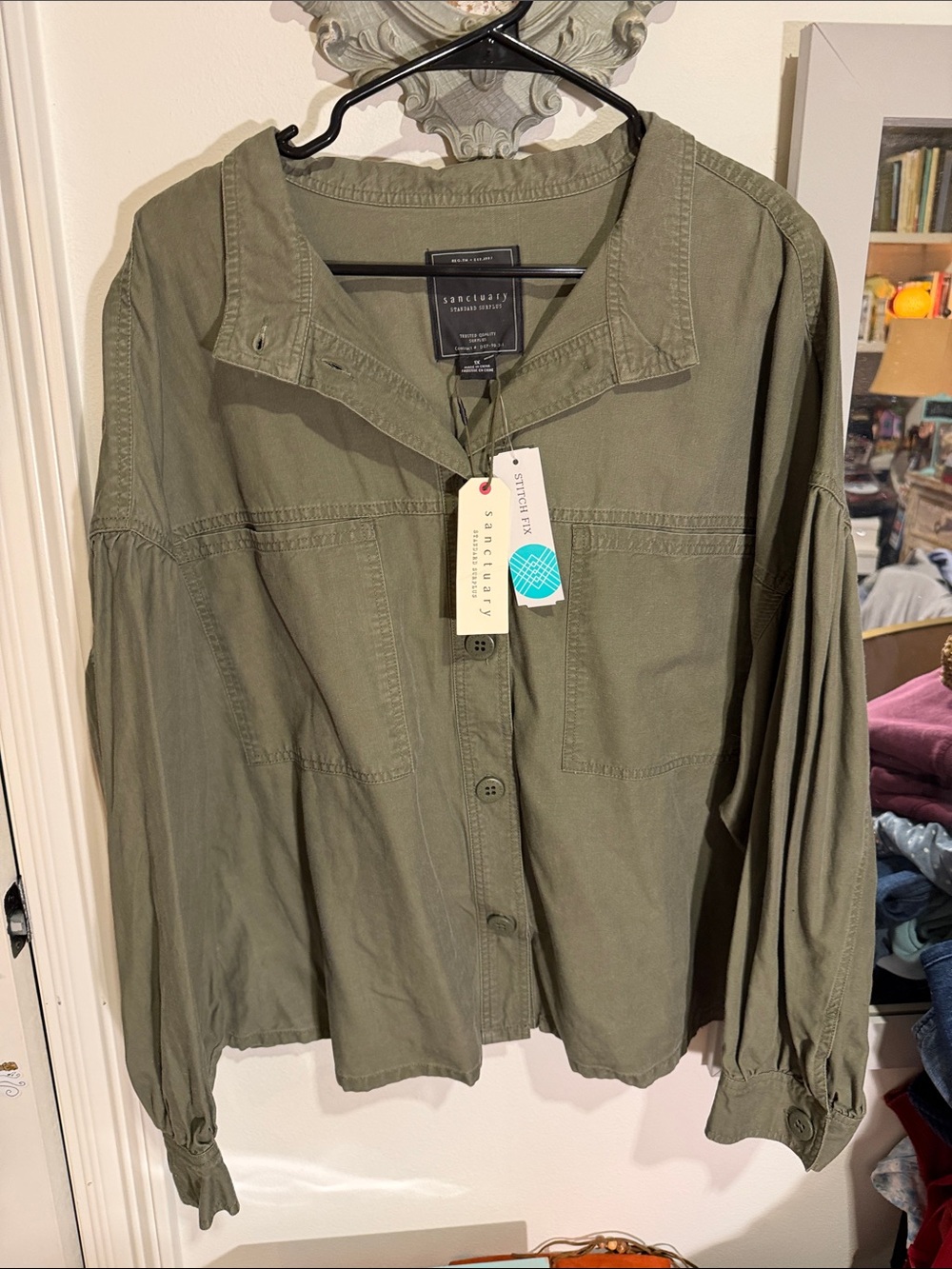 Sanctuary Olive Green Utility Jacket
